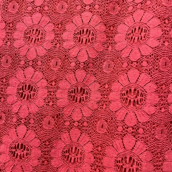 Flying Tomato Red Lace Floral Dress - Picture 2 of 6